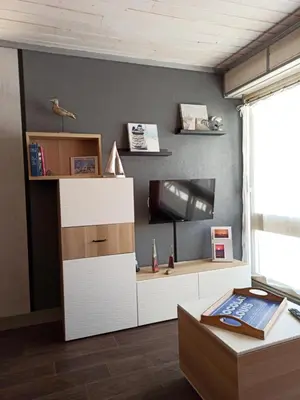 Cuisine ou kitchenette dans l'établissement Auxmouettes GV2