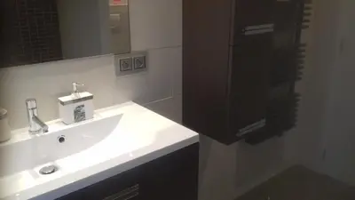Salle de bains dans l'établissement Maison passive et d'architecte