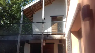 Balcon ou terrasse dans l'établissement Maison passive et d'architecte