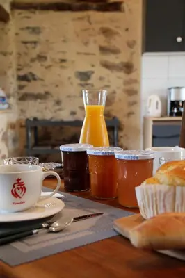 Nourriture dans le B&B/chambre d'hôtes ou à proximité