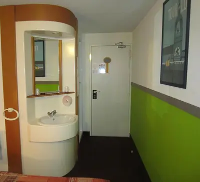 Salle de bains dans l'établissement Quick Palace Nantes La Beaujoire