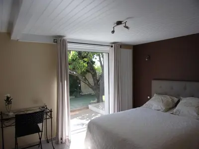 Un ou plusieurs lits dans un hébergement de l'établissement Maison d'hôtes Fortin Anita et Guy