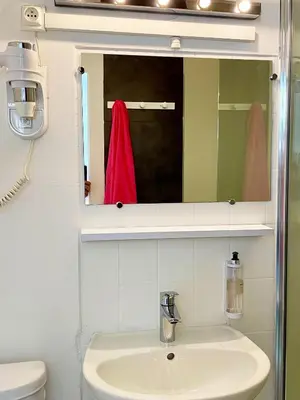 Salle de bains dans l'établissement Maison Esperanza hôtel et appartement