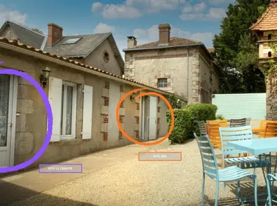 Bâtiment de le B&B/chambre d'hôtes