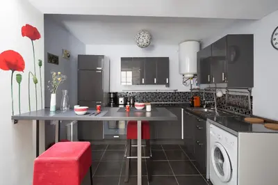 Cuisine ou kitchenette dans l'établissement L'Atelier Nantais by Cocoonr