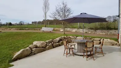 Jardin de l'établissement Gîte 