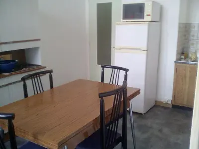 Cuisine ou kitchenette dans l'établissement Le Gîte de Réaumur