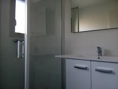 Salle de bains dans l'établissement Boizen
