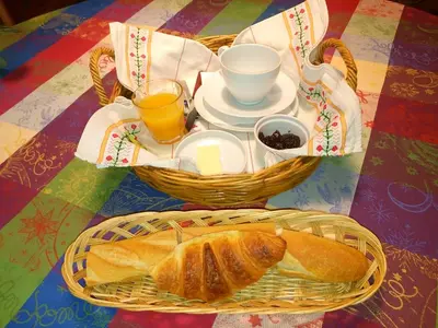 Nourriture dans le B&B/chambre d'hôtes ou à proximité