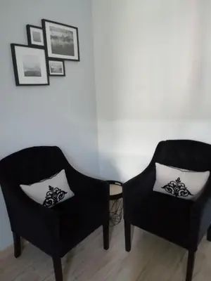 Coin salon dans l'établissement La Demeure d'Alexandra