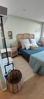 Un ou plusieurs lits dans un hébergement de l'établissement Maison de vacances St Brévin les pins