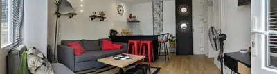 Coin salon dans l'établissement Quai de Versailles Nantes