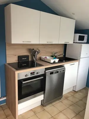 Cuisine ou kitchenette dans l'établissement Chez pépé