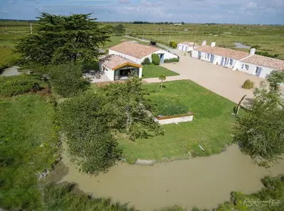 Paysage naturel près de la maison de vacances