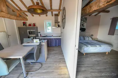 Cuisine ou kitchenette dans l'établissement Gites De La Grande Borderie