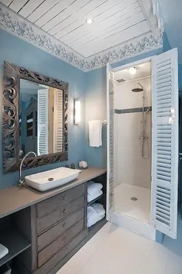 Salle de bains dans l'établissement Hotel de Charme Le Sud Bretagne