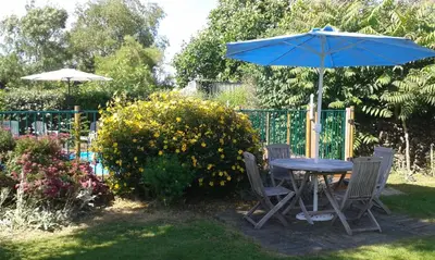 Jardin de l'établissement Chambres d'hôtes les Hautes Papinières