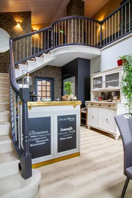 Cuisine ou kitchenette dans l'établissement Clos Du Marais