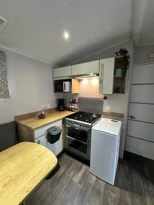 Cuisine ou kitchenette dans l'établissement Mon Coin de Vendée