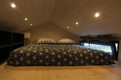 Un ou plusieurs lits dans un hébergement de l'établissement Tiny House à 30 min du Puy du Fou jusqu'à 6 personnes