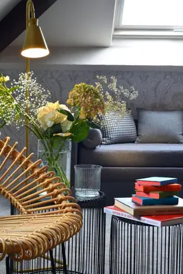 Coin salon dans l'établissement Le Général d'Elbée Hotel & Spa - Teritoria
