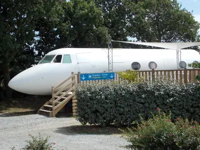 Jardin de l'établissement Camping Insolite Le Haut Village