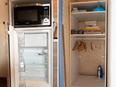 Cuisine ou kitchenette dans l'établissement Au Passage du Gois