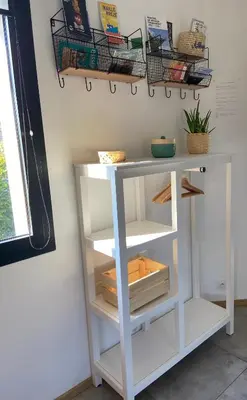 Bibliothèque dans le B&B/chambre d'hôtes