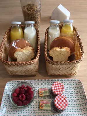 Nourriture dans le B&B/chambre d'hôtes ou à proximité