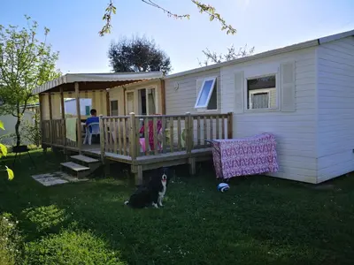 Jardin de l'établissement Camping Le Ragis