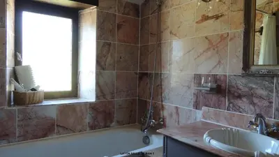 Salle de bains dans l'établissement Gîte Layon 6 places Moulin de la Placette