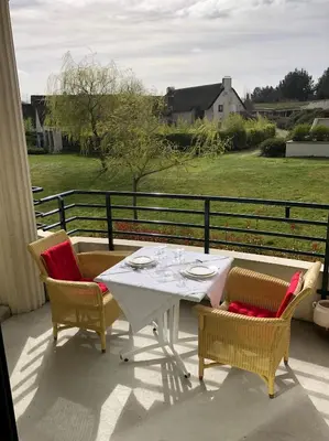 Balcon ou terrasse dans l'établissement SWING RESIDENCE GOLF LA BAULE