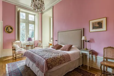 Un ou plusieurs lits dans un hébergement de l'établissement Chateau LE BROSSAY