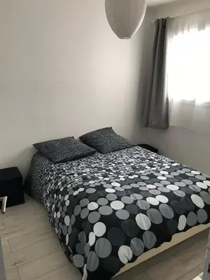Un ou plusieurs lits dans un hébergement de l'établissement COUCHANT RADIEUX Appartement 2 pièces 4 personnes vue mer