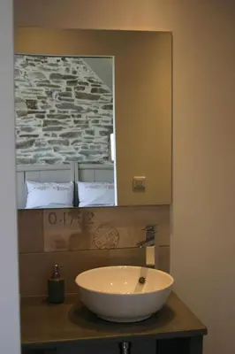 Salle de bains dans l'établissement Au gré du Marais - Chambres d'hôtes