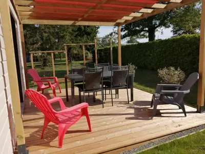 Jardin de l'établissement GITE AUX P'TITS OIGNONS