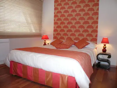 Un ou plusieurs lits dans un hébergement de l'établissement Logis Hotels, Hôtel Aquilon, Saint-Nazaire