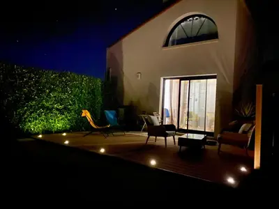 Terrasse ou espace extérieur de l'établissement La Petite Chaunière