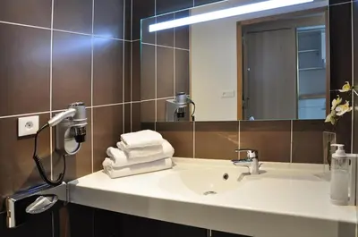 Salle de bains dans l'établissement Westotel Nantes Atlantique
