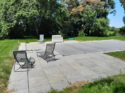 Jardin de l'établissement Domaine du Bel Air