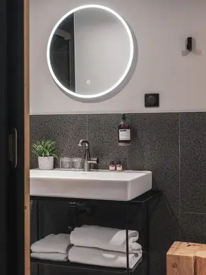 Salle de bains dans l'établissement Maisons du Monde Hotel & Suites - Nantes