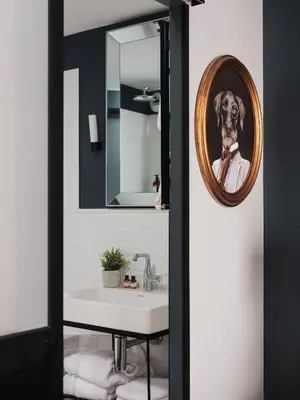 Salle de bains dans l'établissement Maisons du Monde Hotel & Suites - Nantes