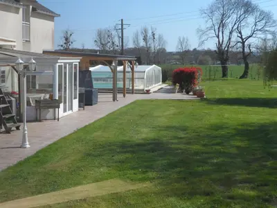 Jardin de l'établissement Cottage Cafecouet'Breizh