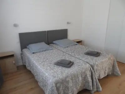 Un ou plusieurs lits dans un hébergement de l'établissement Cottage Cafecouet'Breizh