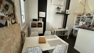 Cuisine ou kitchenette dans l'établissement CAP L'OCÉAN