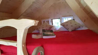 Un ou plusieurs lits dans un hébergement de l'établissement Les CASAS La Champrenière
