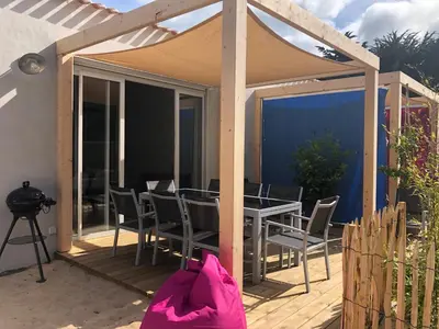 Terrasse ou espace extérieur de l'établissement Les Gîtes de la Clere