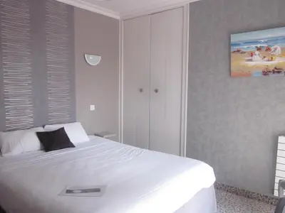 Un ou plusieurs lits dans un hébergement de l'établissement Hotel La Chaumière