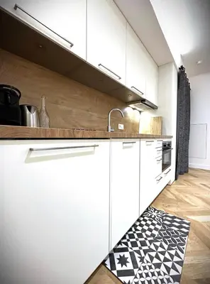 Cuisine ou kitchenette dans l'établissement Hypercentre Charmant 2 Chambres Au Calme avec Joli Patio Privatif