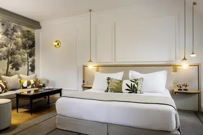 Un ou plusieurs lits dans un hébergement de l'établissement Hôtel & Spa de La Bretesche